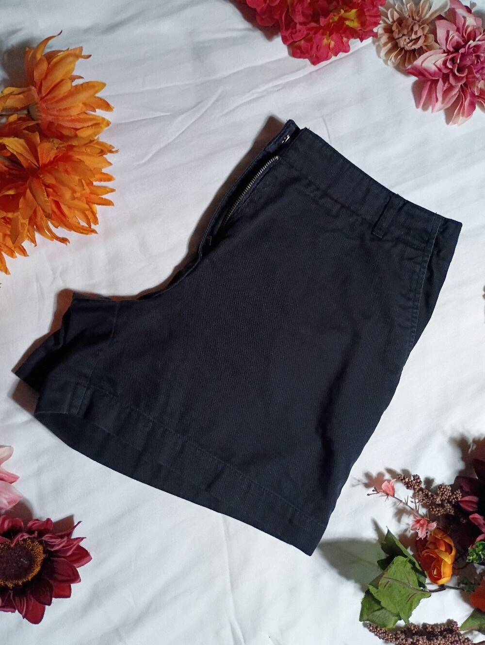 Falls Creek Black Bermuda Shorts with Zip Pocket
